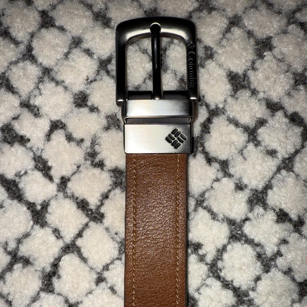 Columbia Boys' 1" Wide Classic Reversible Belt Size Small Brown/Black